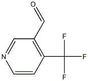 4-(Trifluoromethyl)nicotinaldehyde 结构式