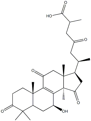 灵芝酸D 结构式