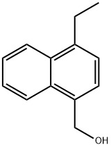 4-乙基-1-萘甲醇 结构式