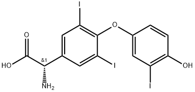 4-(4-羟基-3-碘苯氧基)-L-苯甘氨酸 结构式