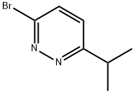3-溴-6-异丙基哒嗪 结构式