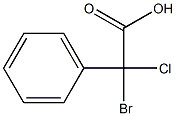 2-BroMo-2-chloro-2-phenylaceticacid 结构式