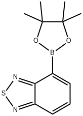 4-(4,4,5,5-TetraMethyl-1,3,2-dioxaborolan-2-yl)benzo[c][1,2,5]thiadiazole 结构式