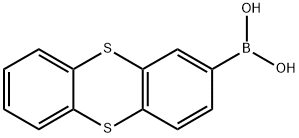 噻蒽-2-硼酸 结构式