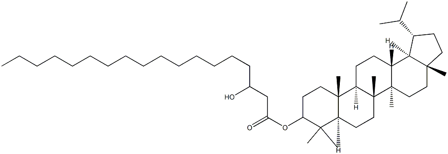 羽扇豆醇 BETA-羟基硬脂酸酯 结构式