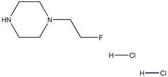 1-(2-氟乙基)-哌嗪 结构式