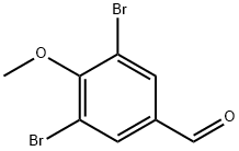 3,5-二溴-4-甲氧基苯甲醛 结构式