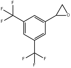 2-(3,5-双三氟甲基苯基)环氧乙烷 结构式