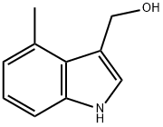 (4-甲基-1H-吲哚-3-基)甲醇 结构式