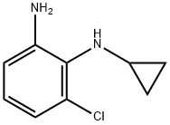 6-氯-N1-环丙基苯-1,2-二胺 结构式