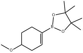 4-甲氧基环己烯-1-硼酸频哪醇酯 结构式