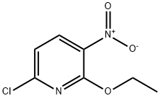 6 -氯-2-乙氧基-3-硝基吡啶 结构式