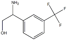 2-氨基-2-(3-三氟甲基苯基)乙醇 结构式