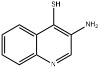 3-氨基-4-巯基喹啉 结构式