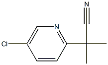 2-(5-氯吡啶-2-基)-2-甲基丙腈 结构式