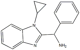 (1-环丙基-1H-苯并咪唑-2-基)Β-苄胺 结构式
