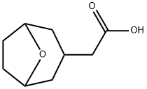 8-Oxabicyclo[3.2.1]octane-3-acetic acid 结构式
