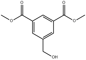 5-(羟甲基)异邻苯二甲酸二甲酯 结构式