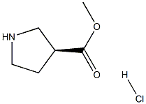 S-吡咯烷-3-羧酸甲酯盐酸盐 结构式