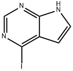 4-碘-7H-吡咯并嘧啶 结构式