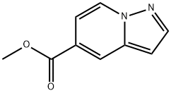 METHYL PYRAZOLO[1,5-A]PYRIDINE-5-CARBOXYLATE 结构式