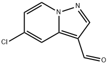 5-氯吡唑并[1,5-A]吡啶-3-甲醛 结构式