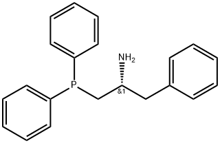 [(ΑR)-Α-[(二苯基膦)甲基]苯乙胺] 结构式