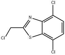 2-氯甲基-4,7-二氯苯并噻唑 结构式