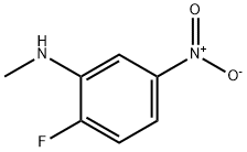 2-氟-N-甲基-5-硝基苯胺 结构式