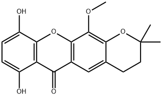 GARCINEXANTHONE A 结构式