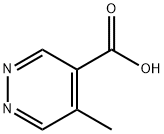 5-甲基哒嗪-4-羧酸 结构式