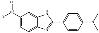 2-[4(-DiMethylaMino)phenyl]-5-nitrobenziMidazole, 95% 结构式