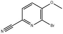 6-溴-5-甲氧基皮考啉腈 结构式