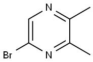 5-BROMO-2,3-DIMETHYLPYRAZINE 结构式