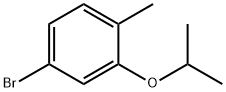 4-溴-2-异丙氧基甲苯 结构式