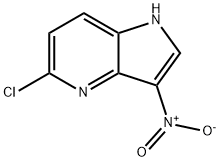 5-CHLORO-3-NITRO-4-AZAINDOLE 结构式