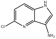 5-氯-1H-吡咯并[3,2-B]吡啶-3-胺 结构式