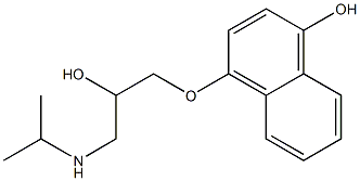 4-羟基普萘洛尔 结构式