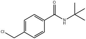 N-(叔丁基)-4-(氯甲基)苯甲酰胺 结构式