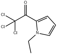 2,2,2-trichloro-1-(1-ethyl-1H-pyrrol-2-yl)ethanone 结构式