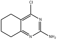 4-氯-5,6,7,8-四氢喹唑啉-2-胺 结构式