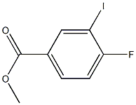 4-氟-3-碘苯甲酸甲酯 结构式