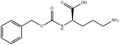 N2-苄氧羰基-D-鸟氨酸 结构式