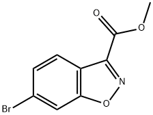 6-溴苯并[D]异噁唑-3-羧酸甲酯 结构式