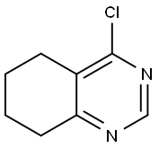 4-氯-5,6,7,8-四氢-喹唑啉 结构式