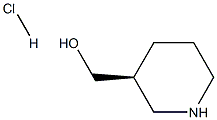 (S)-哌啶-3-甲醇盐酸盐 结构式