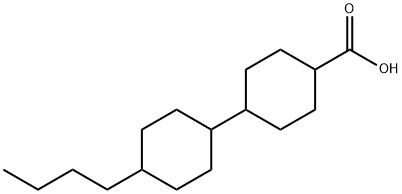 4-(4-丁基环己基)环己基甲酸 结构式