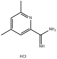 4,6-二甲基吡啶脒盐酸盐 结构式