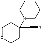 四氢-4-(1-哌啶基)-2H-吡喃-4-甲腈 结构式