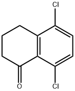 5,8-二氯-1-四氢萘酮 结构式